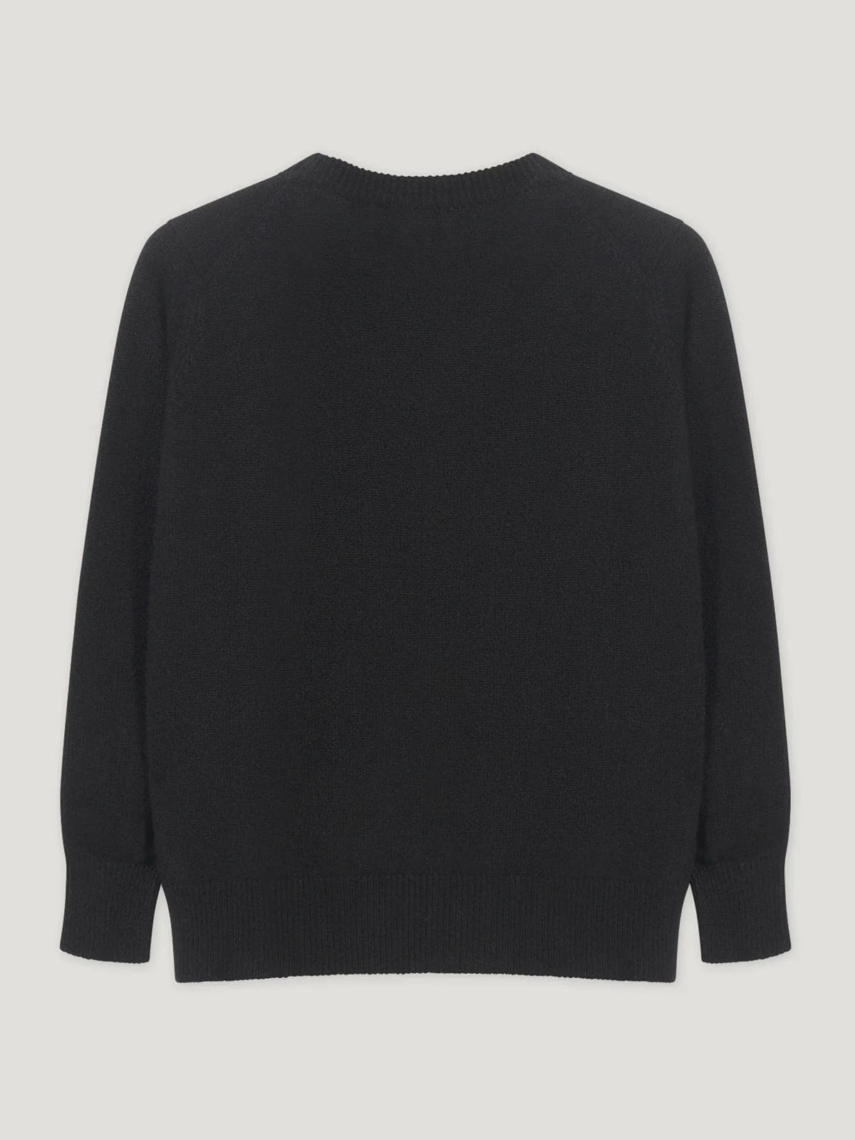 Black 4 Ply Favourite Sweater - Connolly