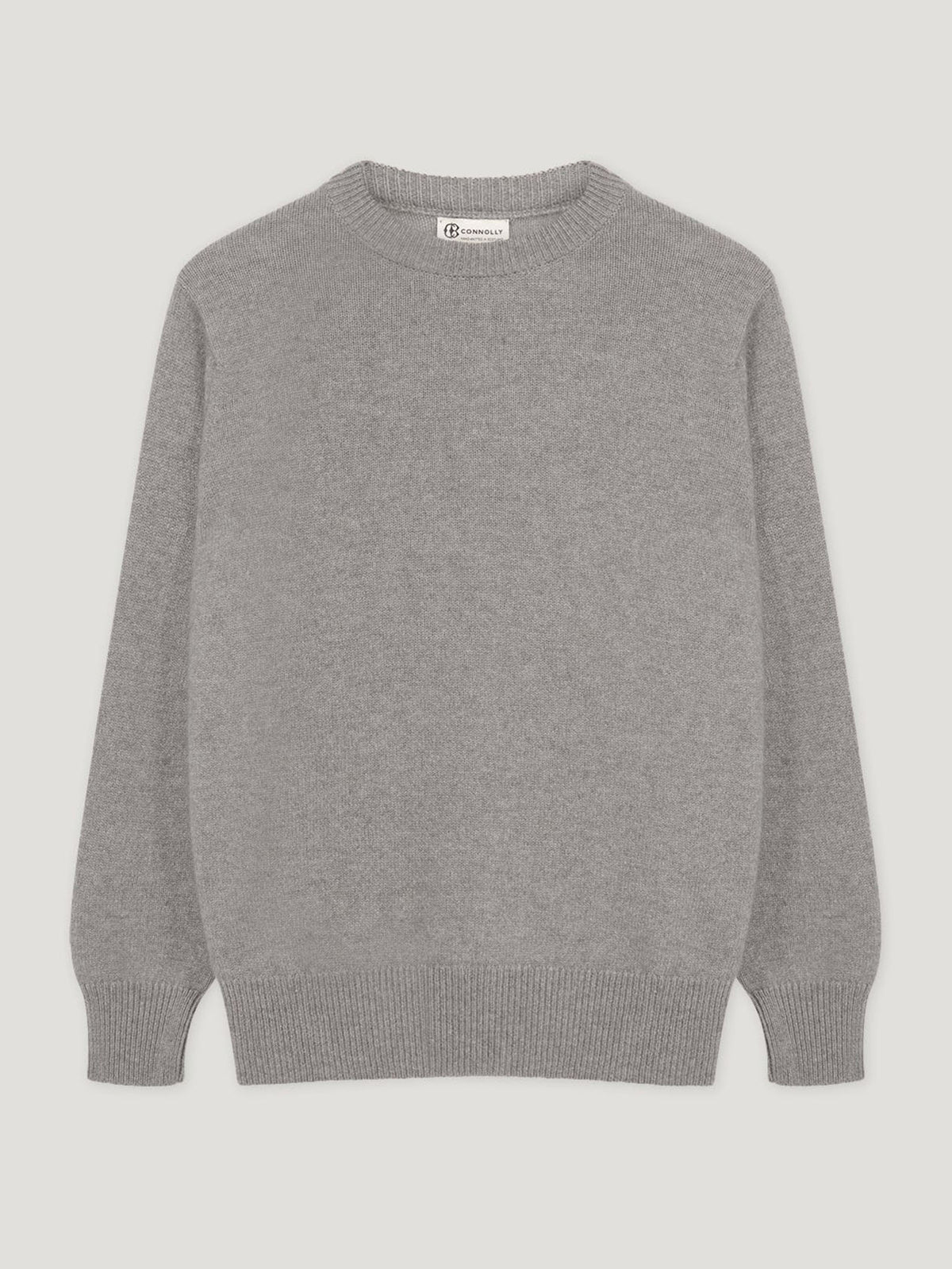 Grey 4 Ply Favourite Sweater - Connolly