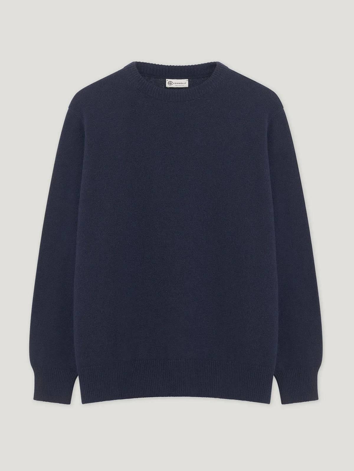 Navy 4 Ply Favourite Sweater - Connolly