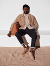 Stone Suede Overshirt