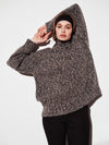 Black/Ecru Oversized Chunky Knit