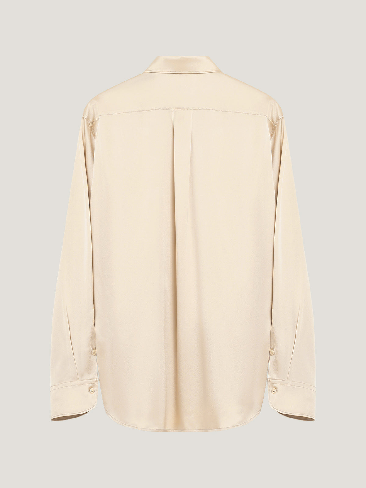 Pearl Satin Loose Fit Single Cuff Shirt - Connolly