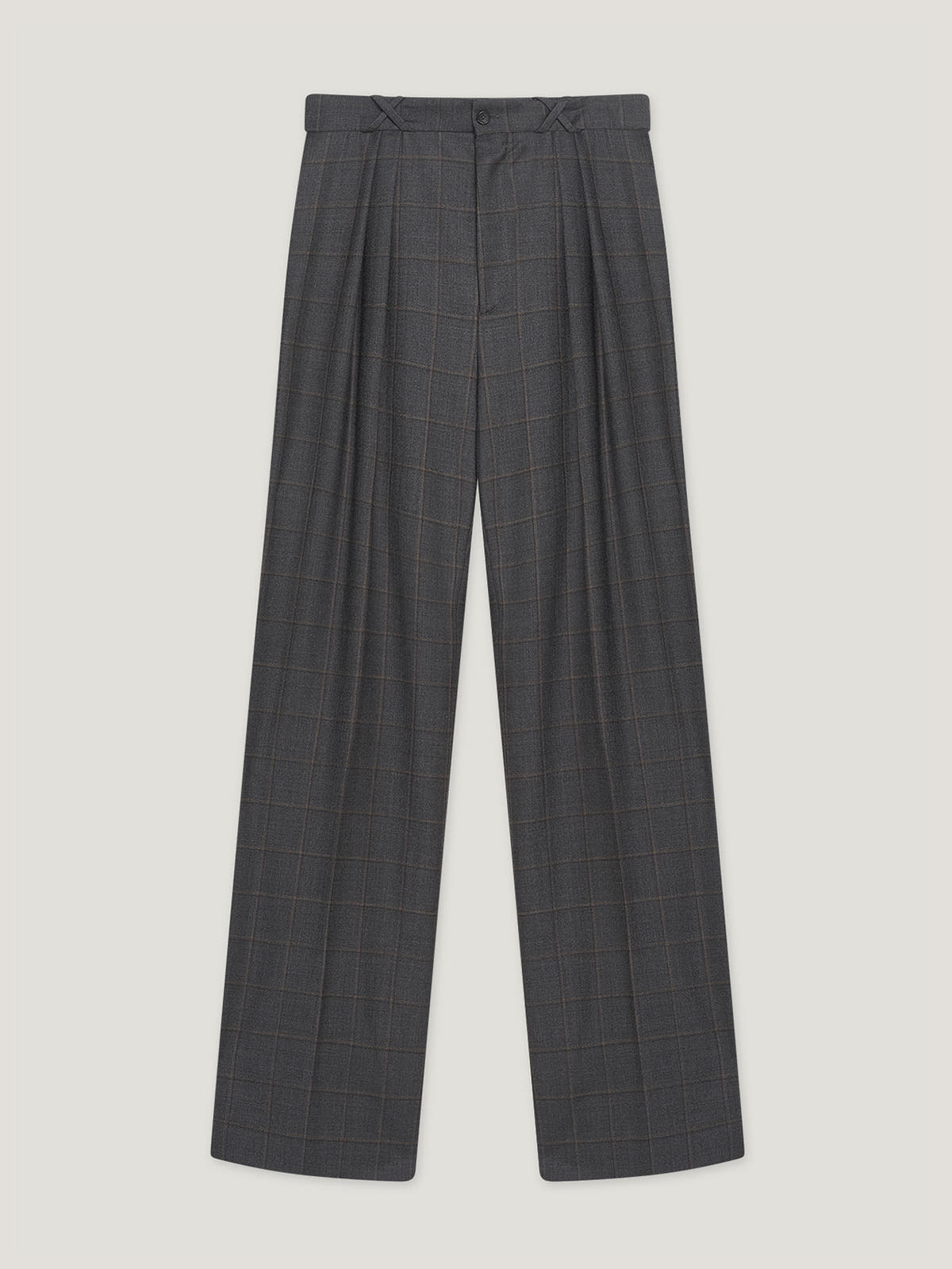 Grey Flannel Oxford Bags - Connolly