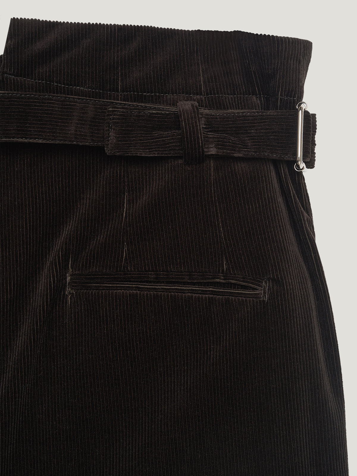 Brown Cord Sash Trousers - Connolly