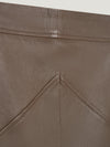 Leather Tailored Skirt