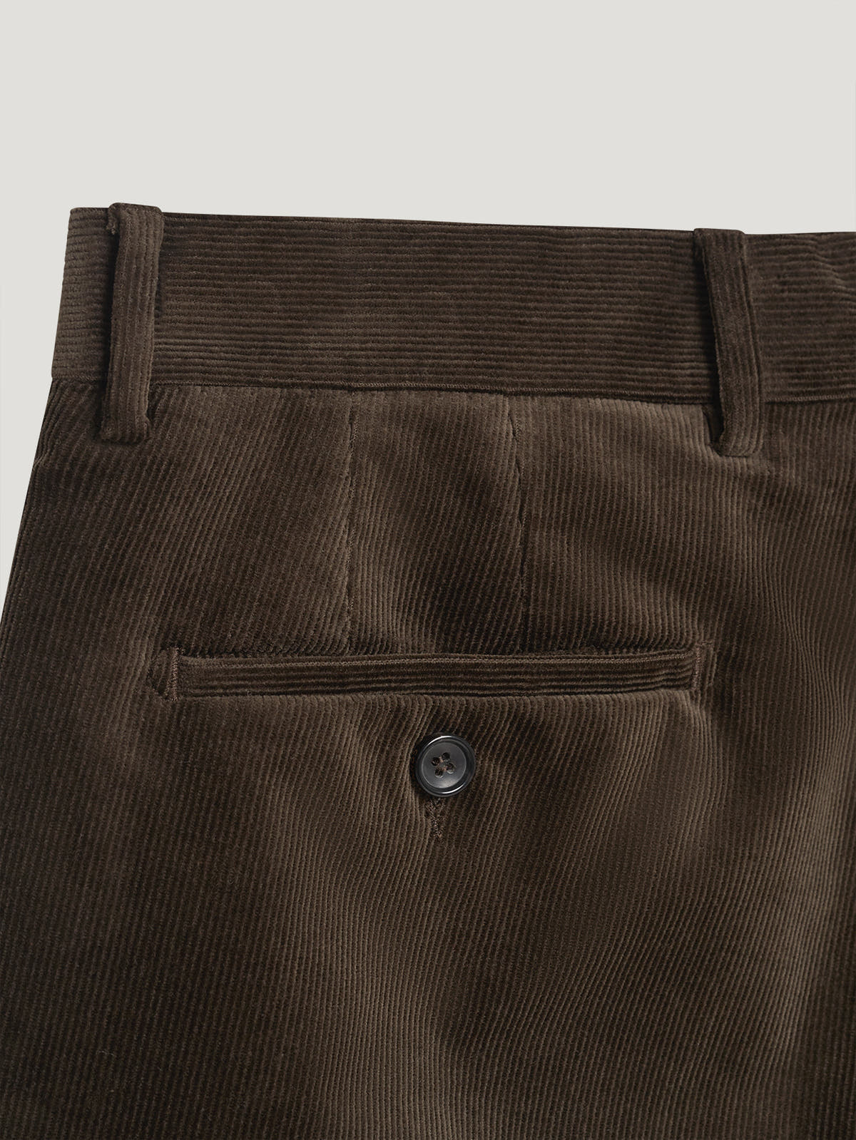 Dark Brown Cord Trousers - Connolly