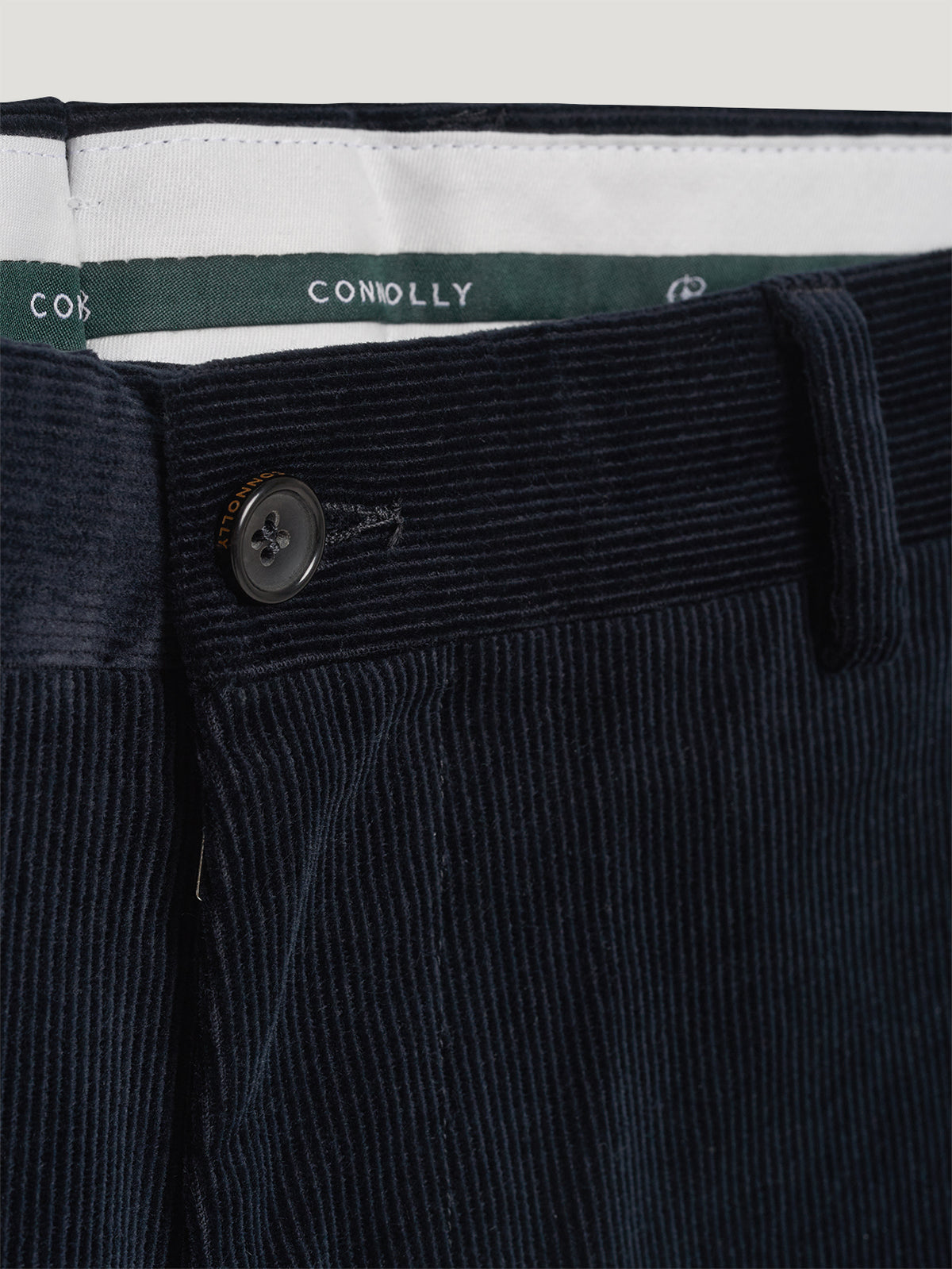 Navy Cord Trousers - Connolly