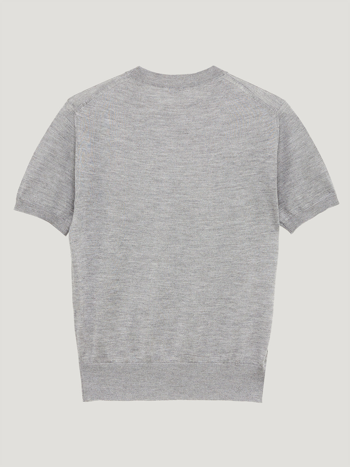 School Grey Classic Cashmere & Silk T-Shirt - Connolly