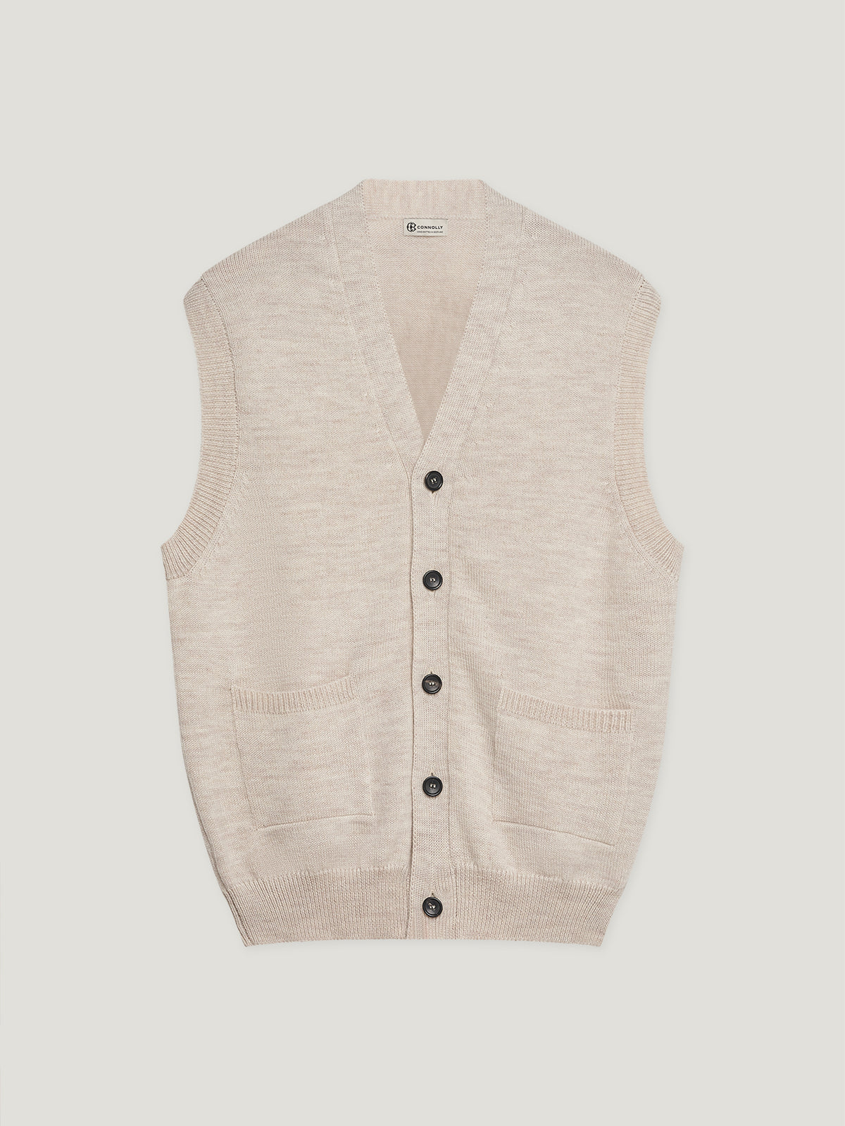 Natural Knit Waistcoat - Connolly