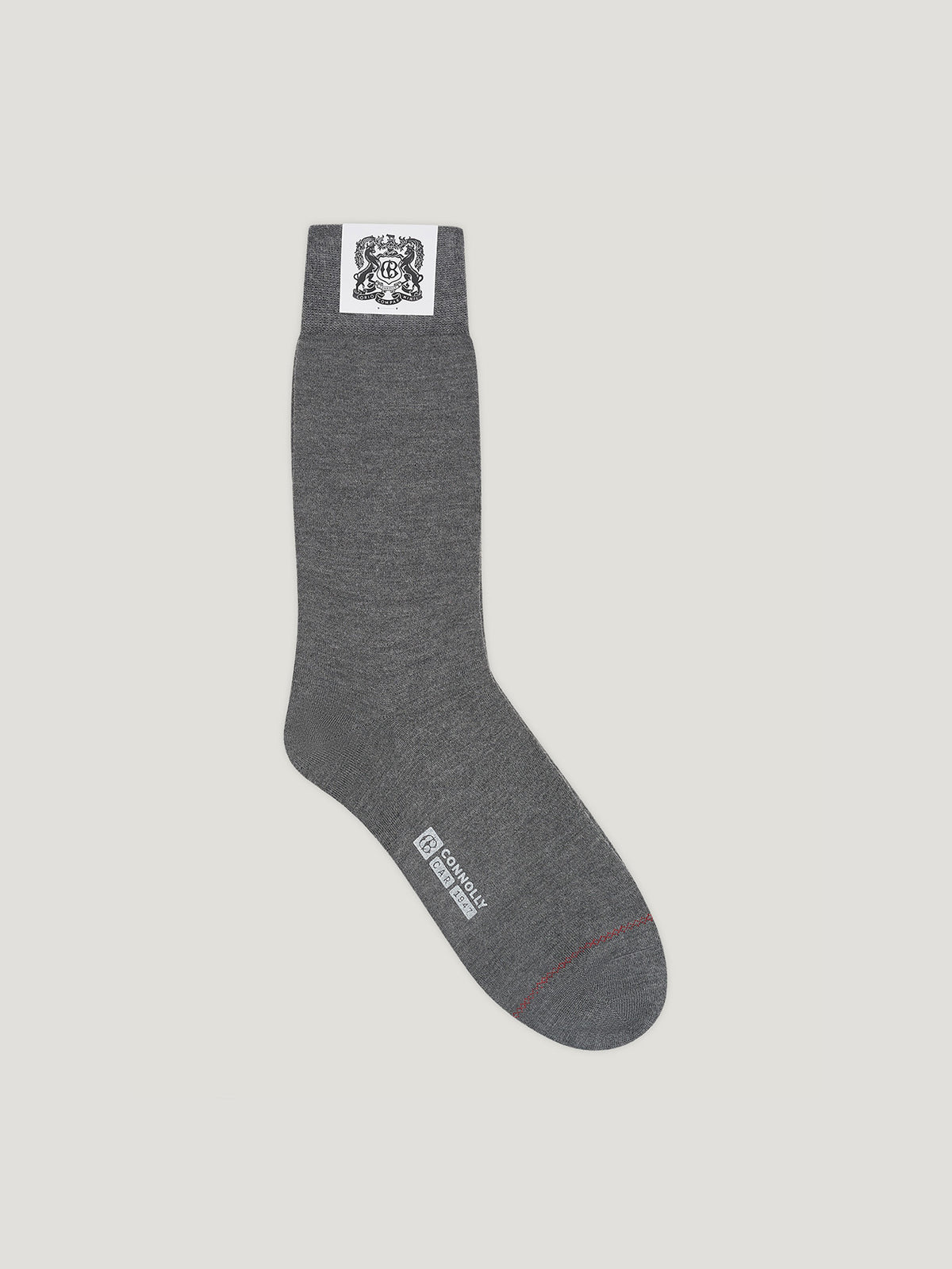 Dark Grey Cashmere and Silk Socks - Connolly