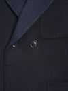 Navy Double Face 2 Button Jacket