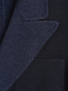 Navy Double Face 2 Button Jacket