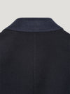 Navy Double Face 2 Button Jacket