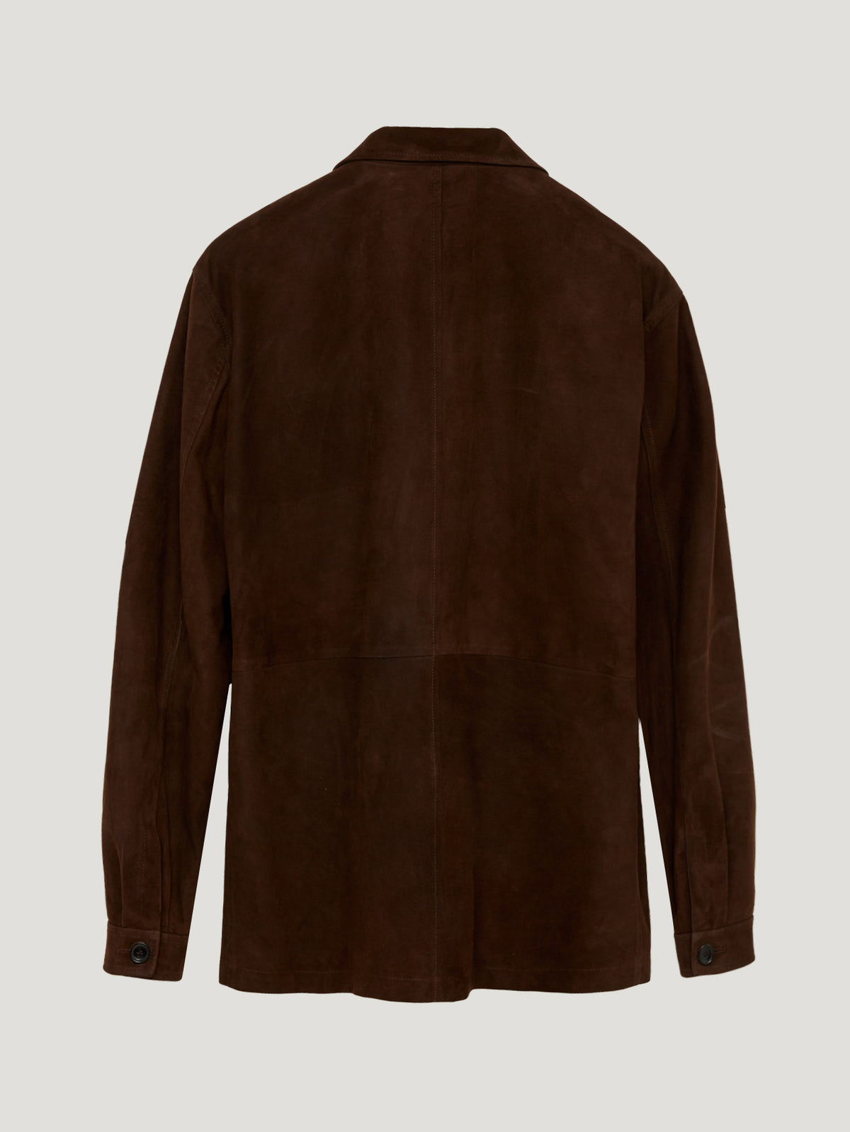 Brown Suede Overshirt - Connolly