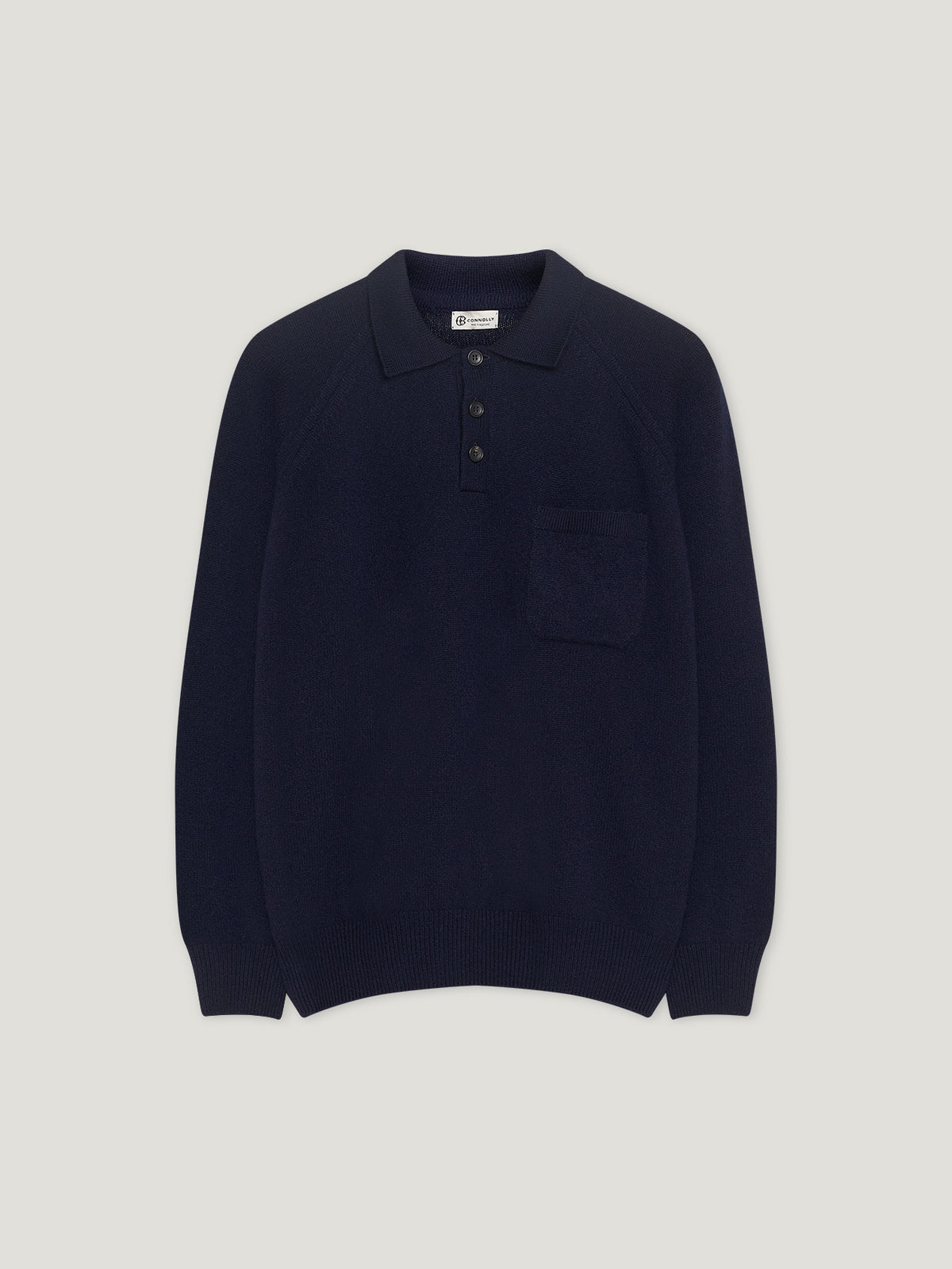 Navy Raglan Racing Polo - Connolly