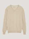 Bone Venetian V Neck