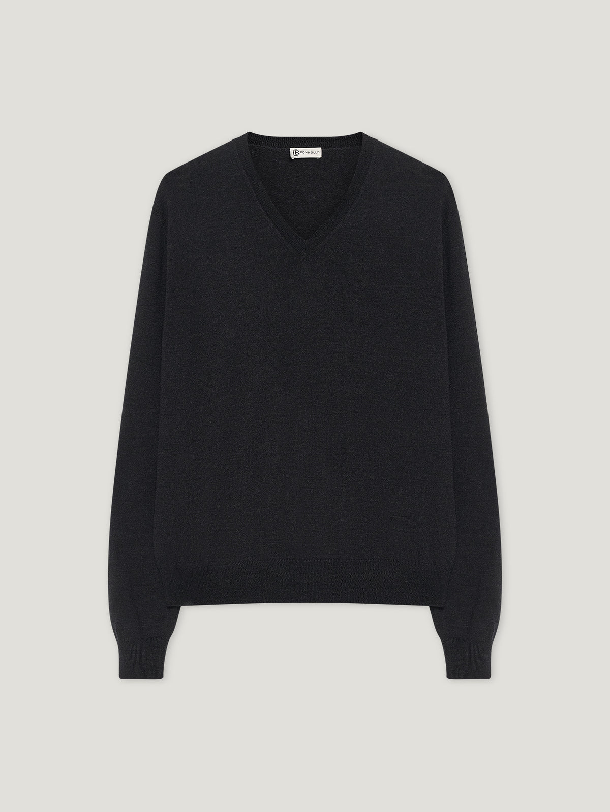 Charcoal Rally V Neck - Connolly