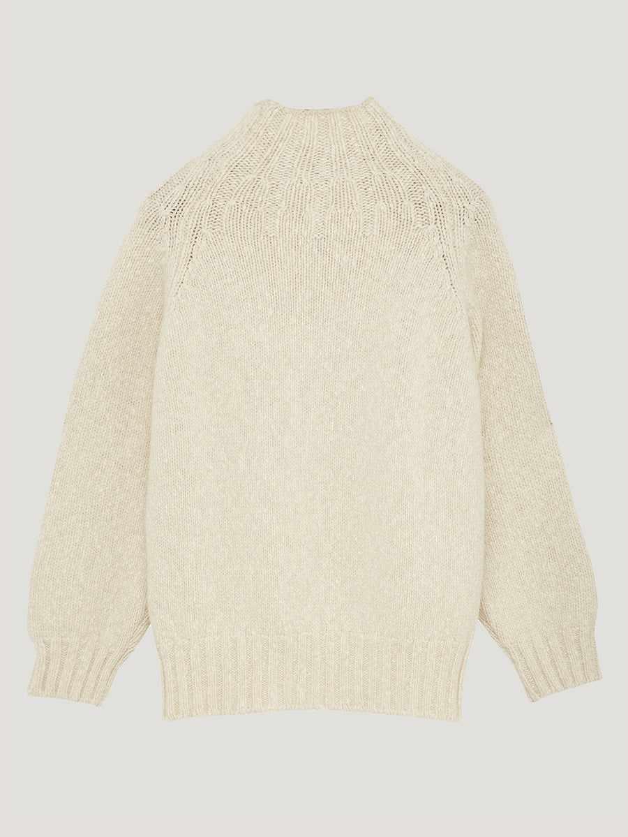 Ecru Oversized Chunky Knit - Connolly