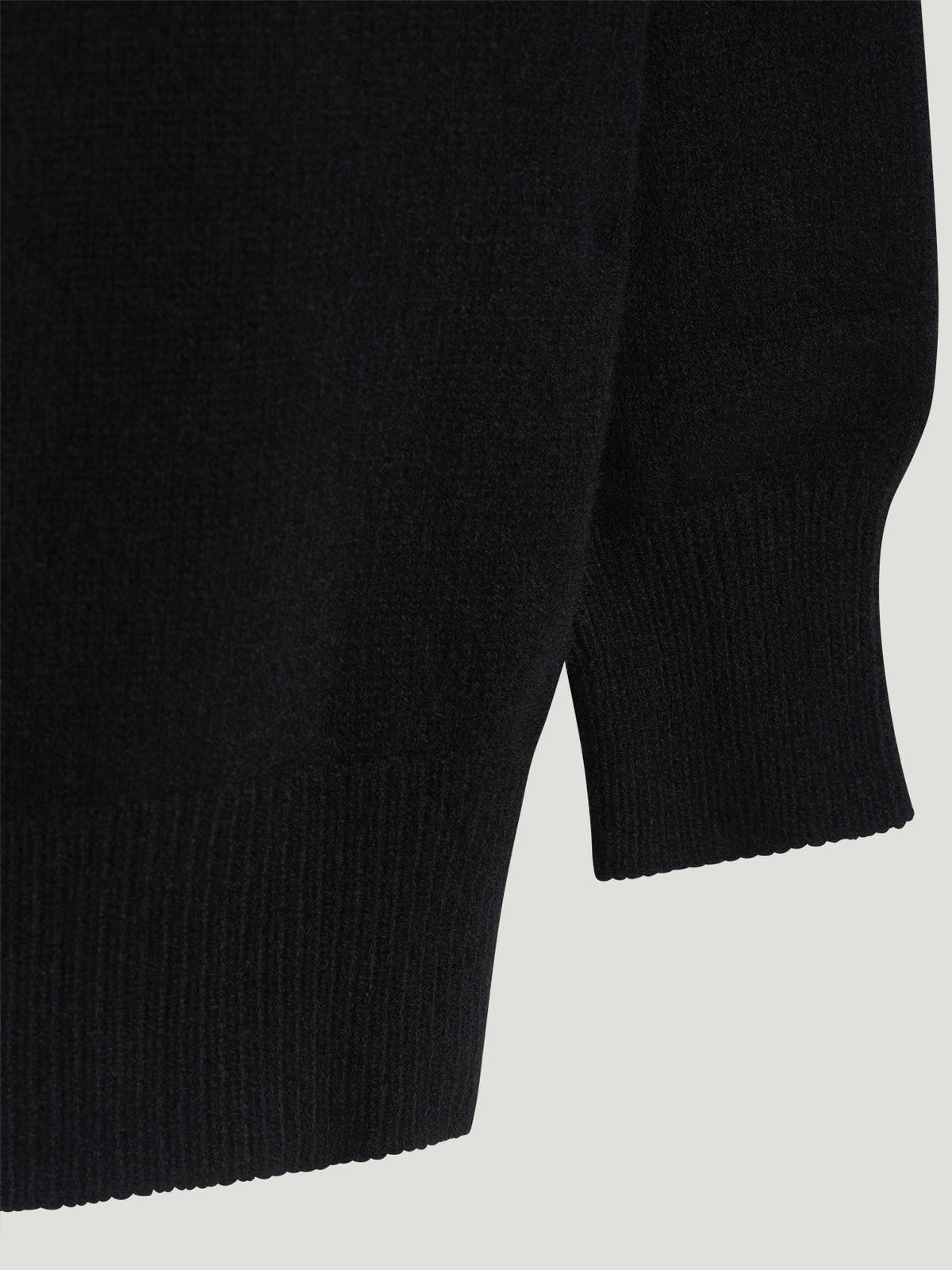 Black 4 Ply Favourite Sweater - Connolly