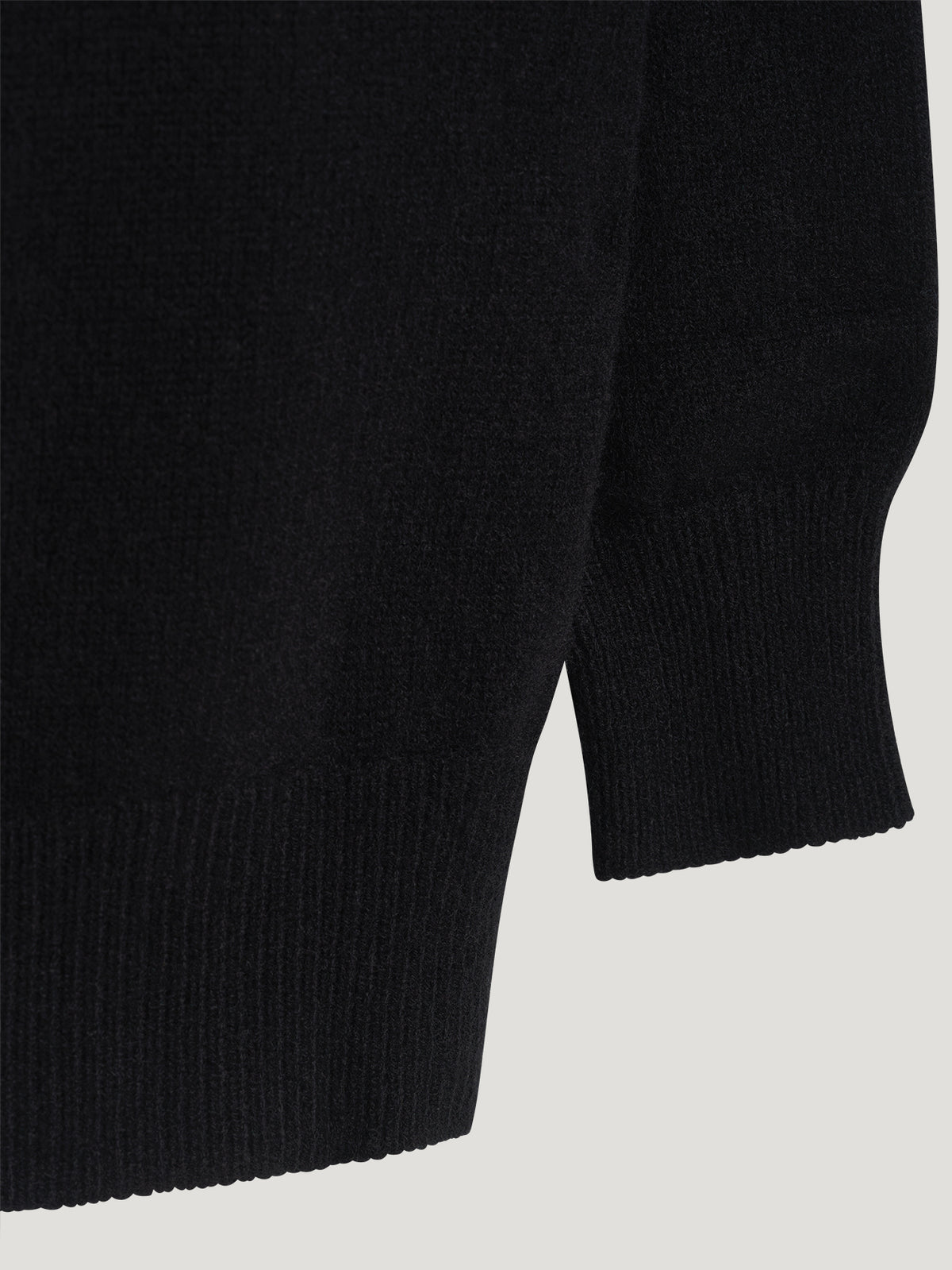 Black 4 Ply Favourite Sweater - Connolly