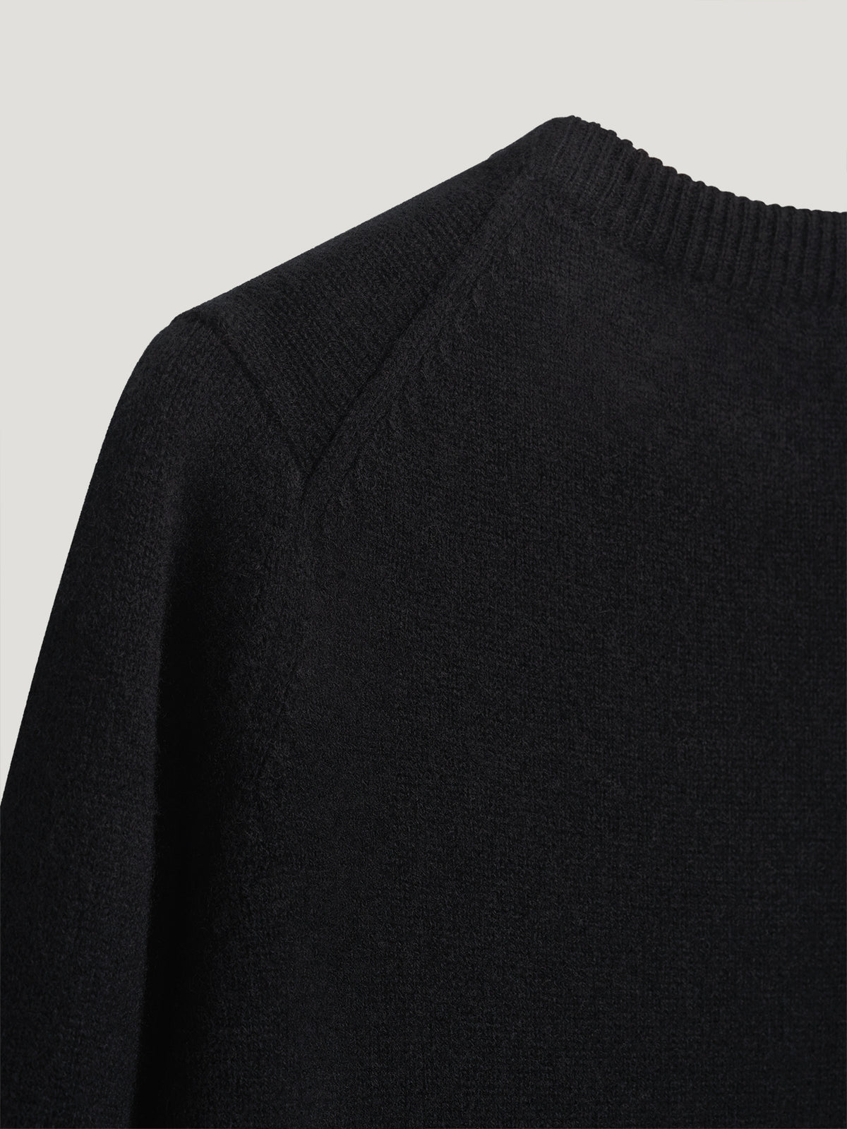 Black 4 Ply Favourite Sweater - Connolly