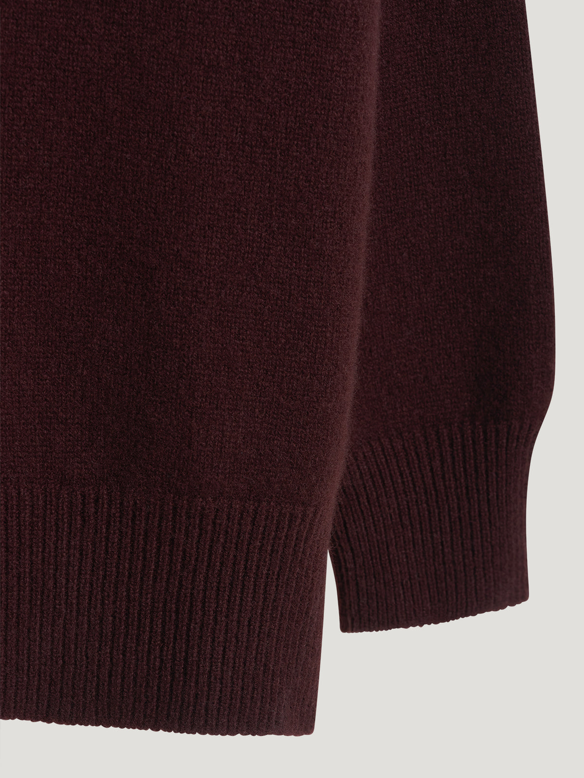 Burgundy 4 Ply Favourite Sweater - Connolly