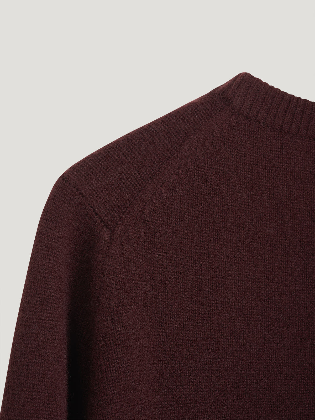 Burgundy 4 Ply Favourite Sweater - Connolly