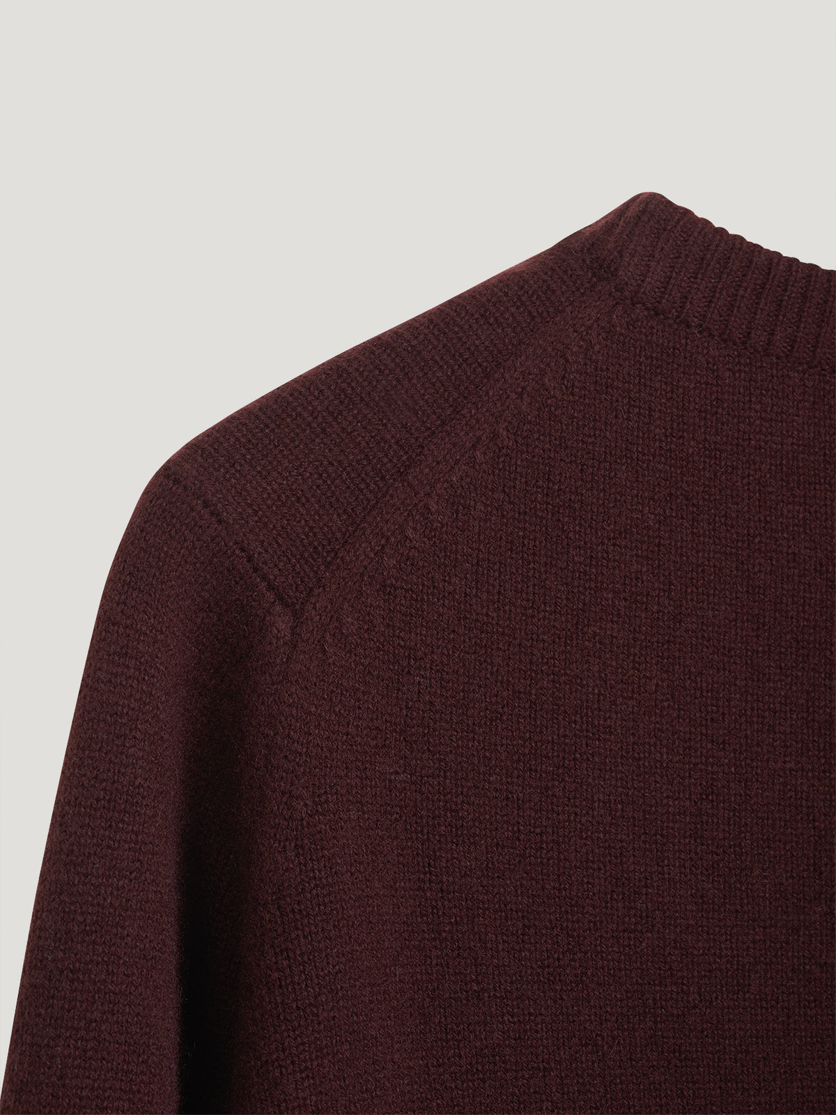Burgundy 4 Ply Favourite Sweater - Connolly