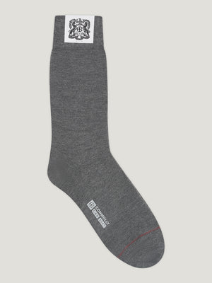 Dark Grey Cashmere and Silk Socks