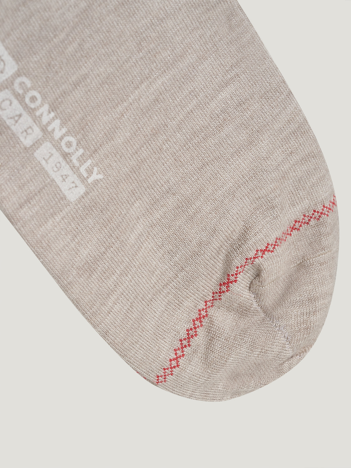 Natural Cashmere and Silk Socks - Connolly