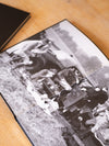 Black A4 Leather Bound Notebook