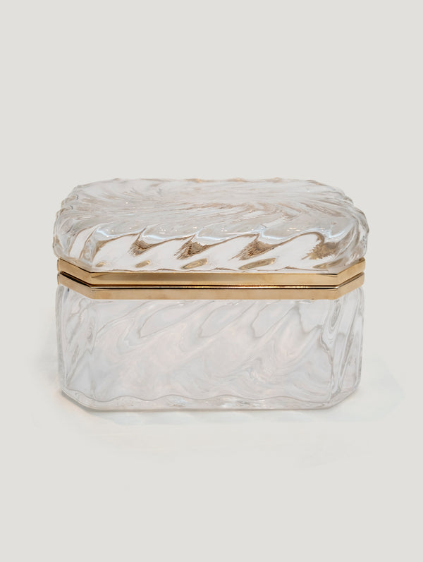 Murano Swirled Glass Box