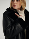Black Soho Shearling Reverso