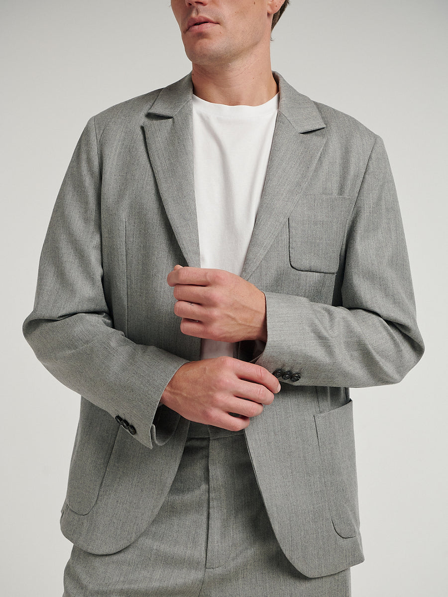 Light Grey Travel Jacket - Connolly