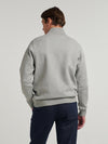 Grey Embroidered Driving Sweatshirt