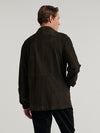 Brown Suede Overshirt