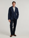 Blue 2 Button Wool Jacket