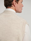 Natural Knit Waistcoat