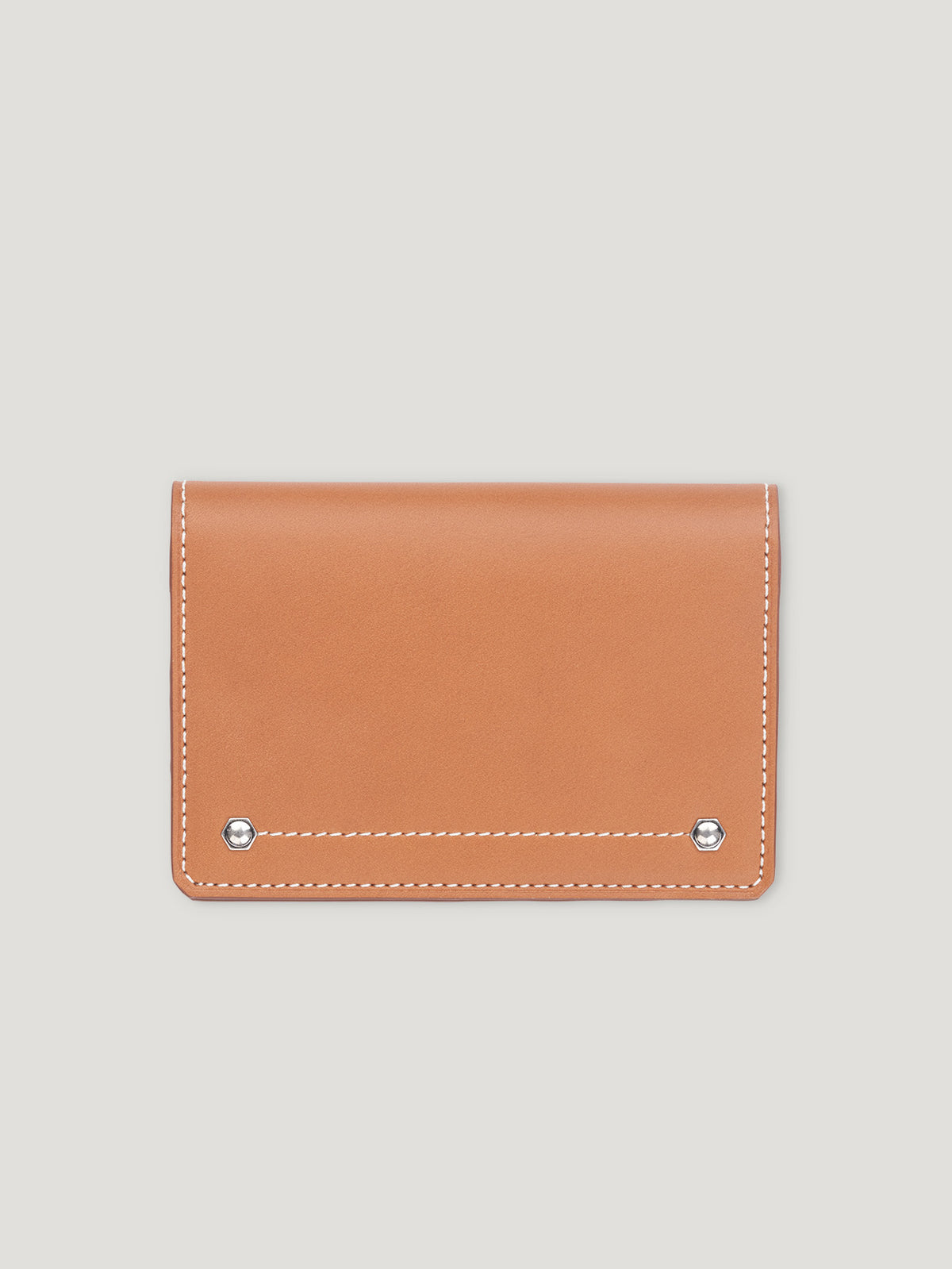 Tan Hex Folded Credit Card Case 1904 - Connolly