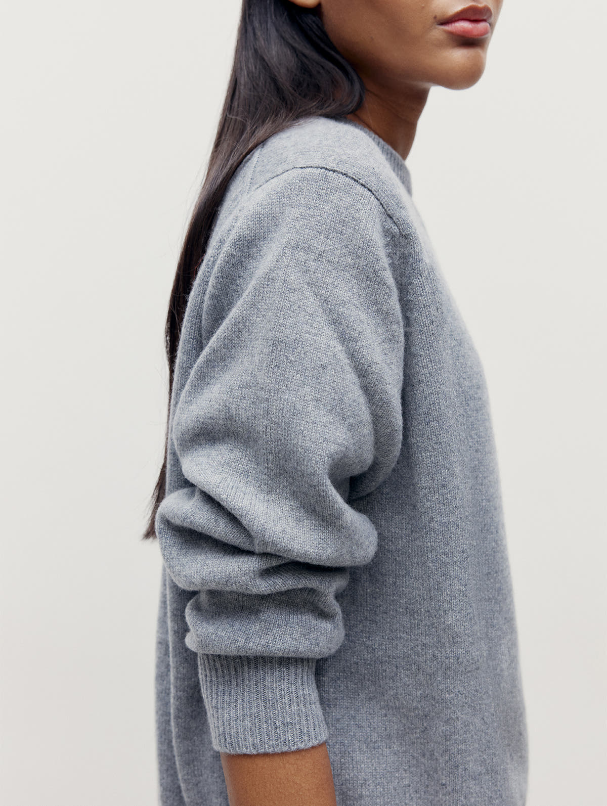 Grey 4 Ply Favourite Sweater - Connolly
