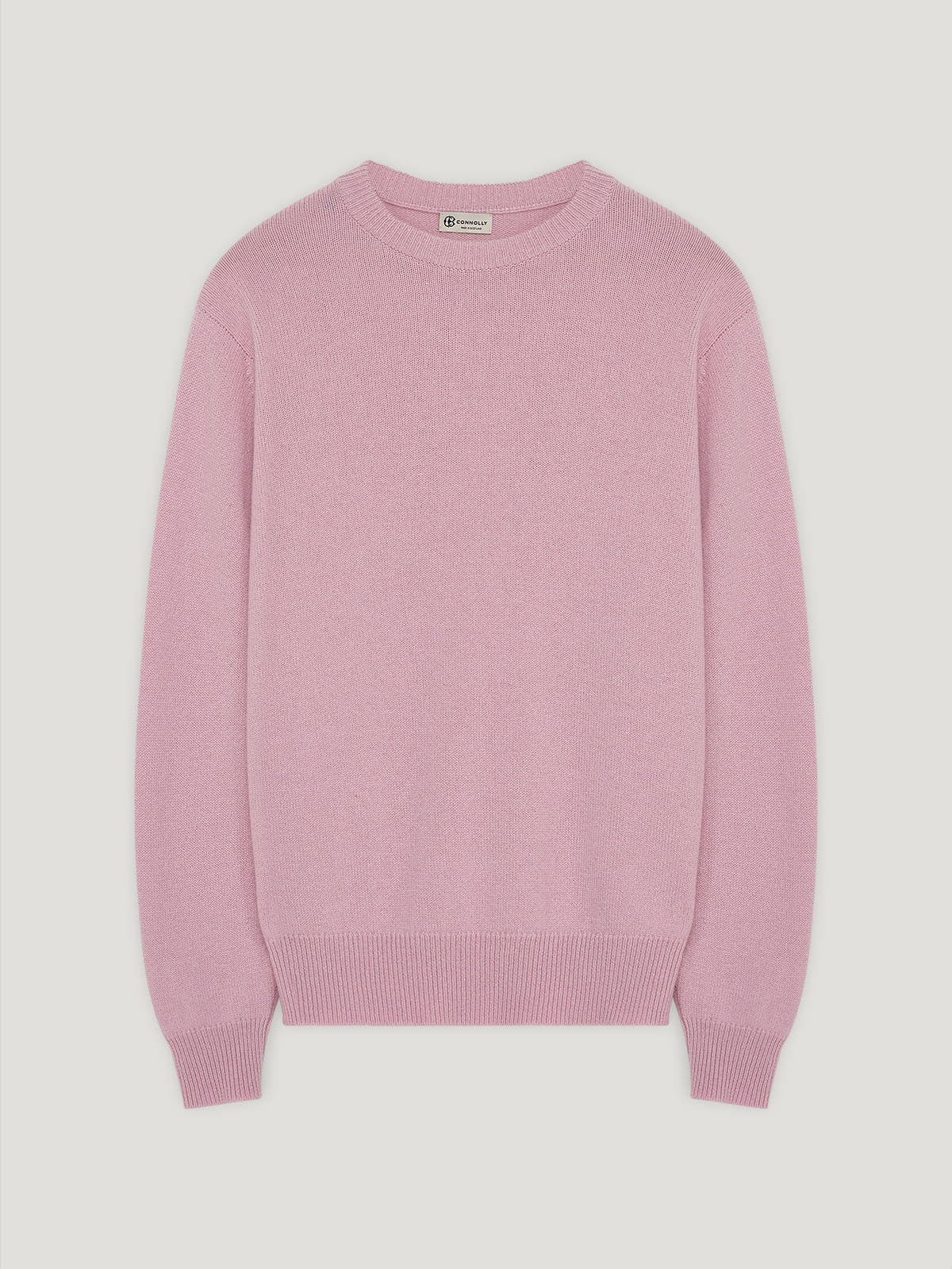 Pale Pink 4 Ply Favourite Sweater - Connolly