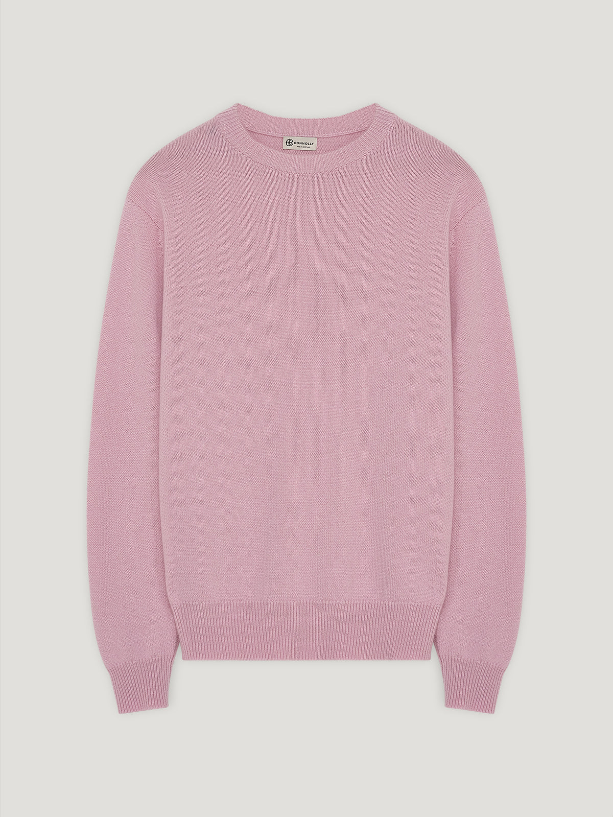 Pale Pink 4 Ply Favourite Sweater - Connolly