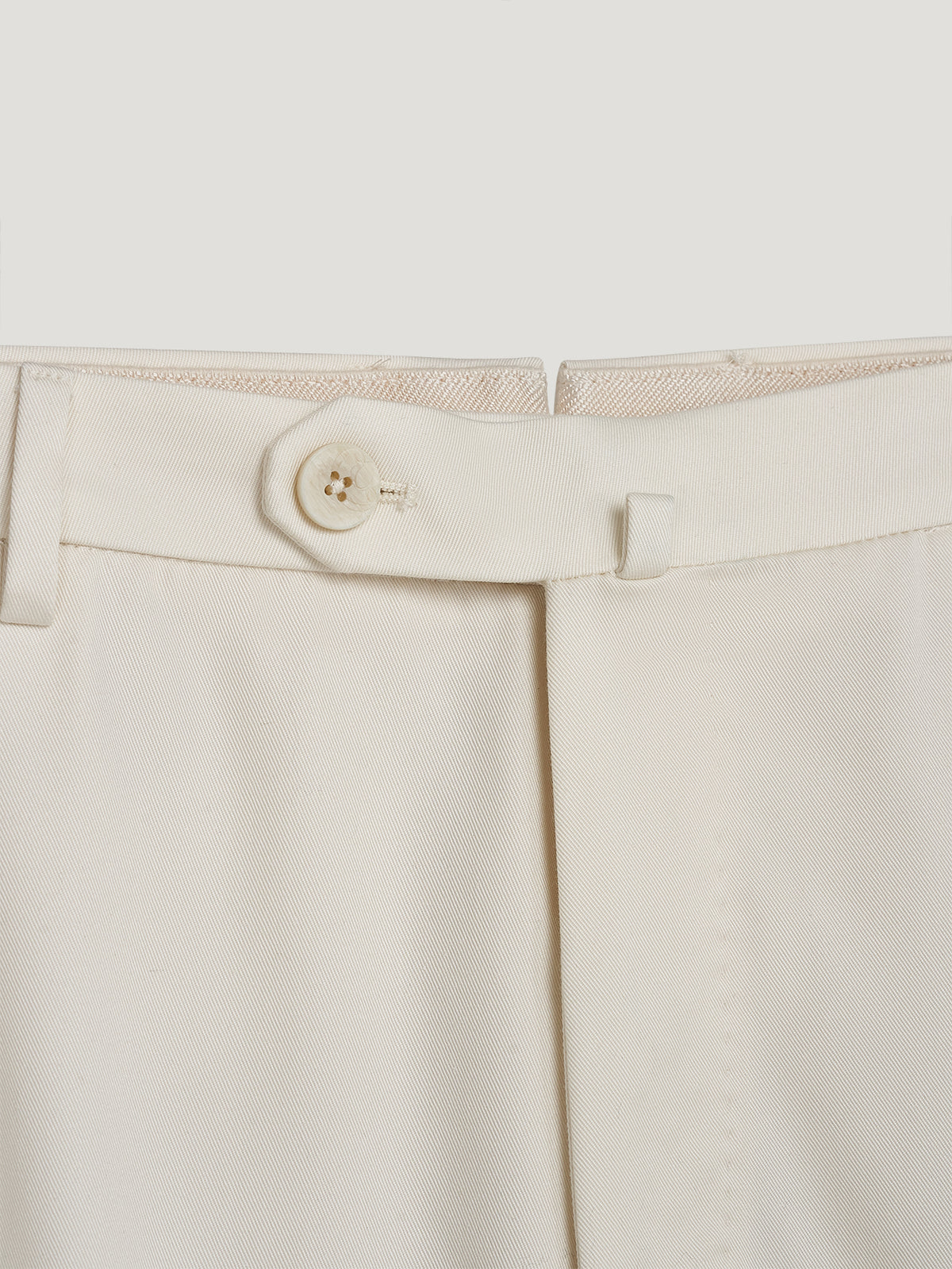 White Japanese Twill Trousers - Connolly