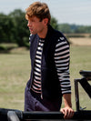 Navy Rally Stripe Sweater