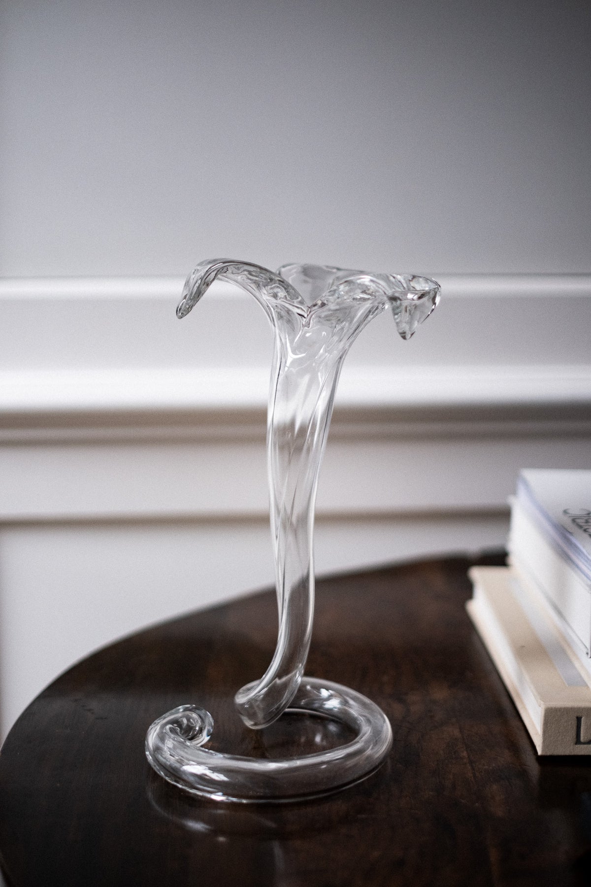 Glass Trumpet Tulip Vase - Connolly