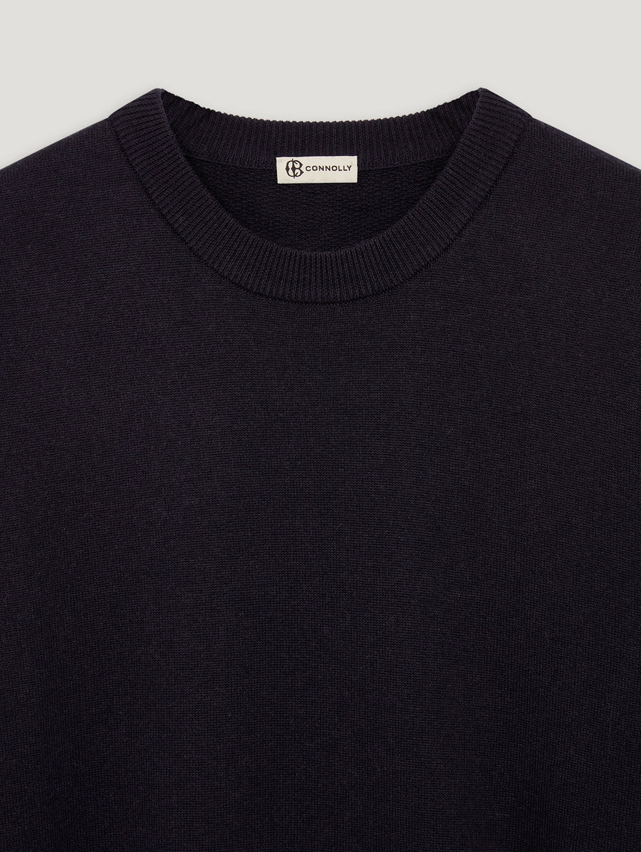 Navy La Mer Tee Shirt - Connolly