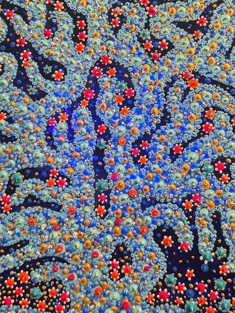 Blossoming Blue Coral Tree