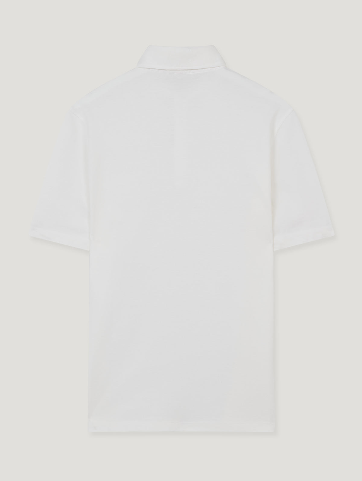 White Pique Polo Shirt - Connolly