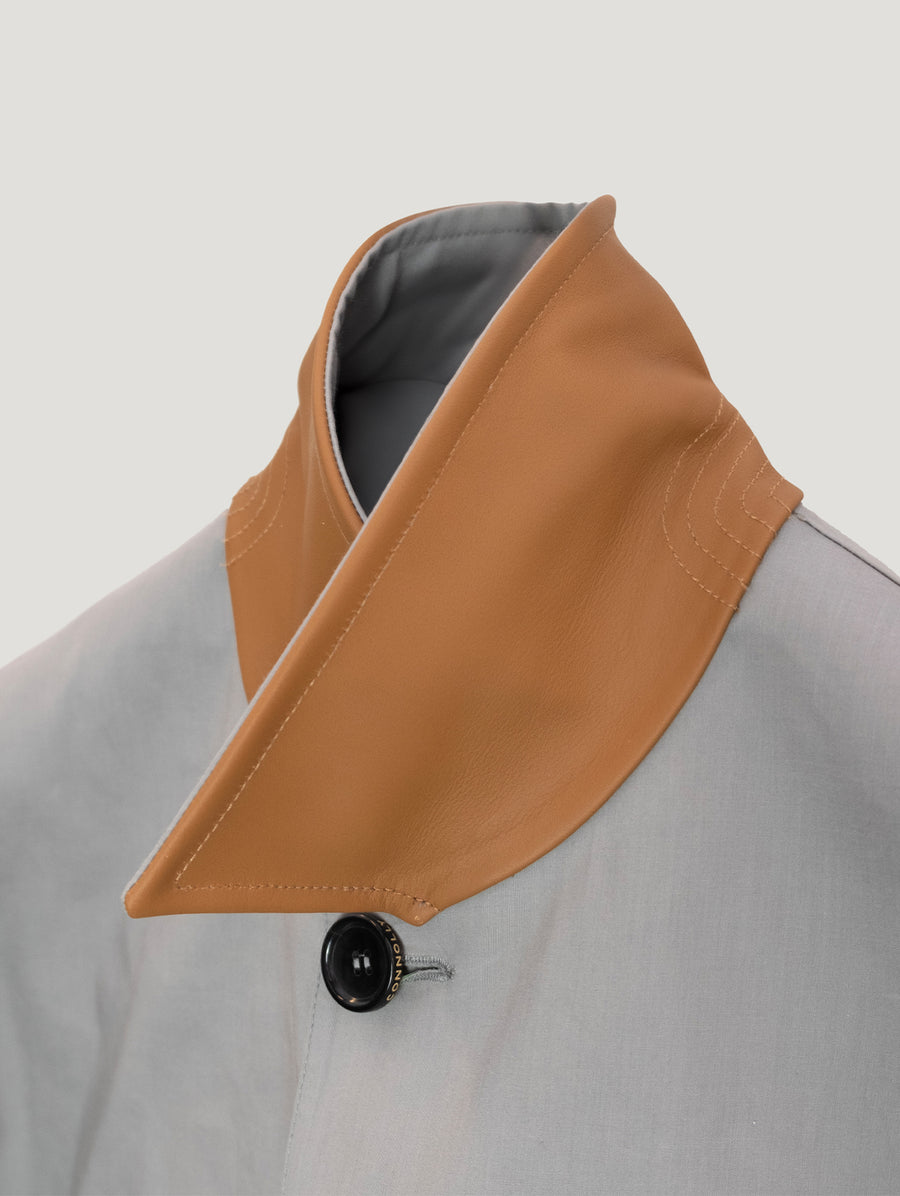 Grey Gabbardine Poachers Coat - Connolly