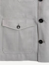 Grey Gabbardine Poachers Coat